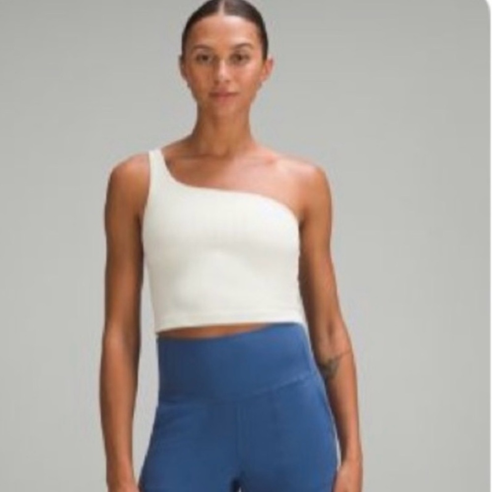 Lululemon Ribbed Nulu Asymmetrical Yoga Tank Size 8